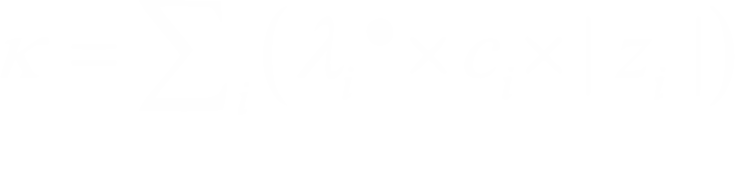 Total specific conductivity equation